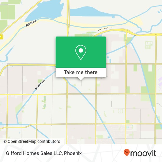 Gifford Homes Sales  LLC map
