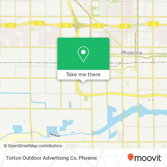 Mapa de Totton Outdoor Advertising Co