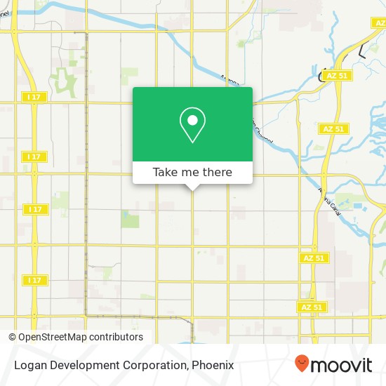 Logan Development Corporation map