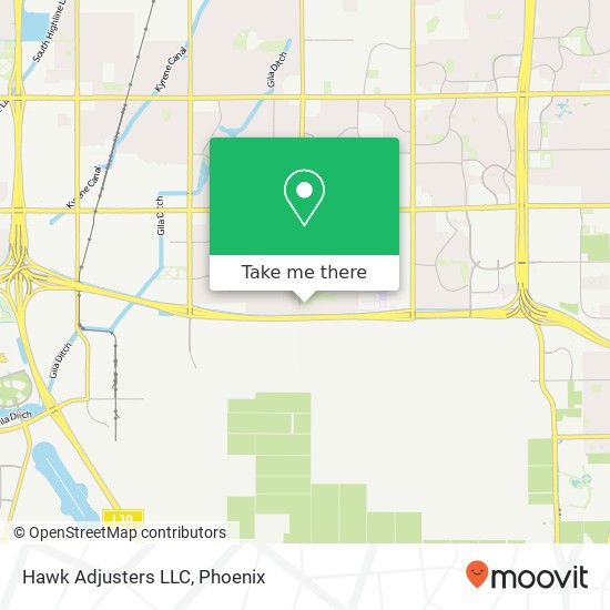 Hawk Adjusters LLC map