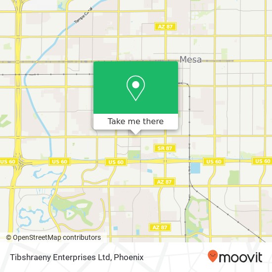 Mapa de Tibshraeny Enterprises Ltd