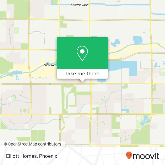 Elliott Homes map