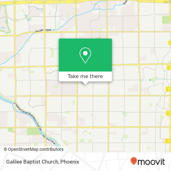 Galilee Baptist Church map