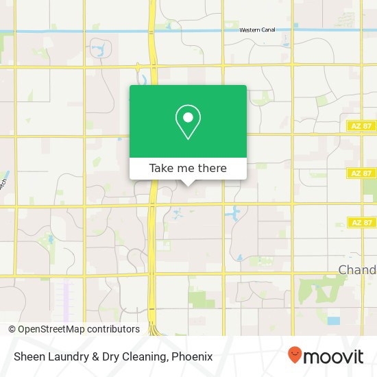 Sheen Laundry & Dry Cleaning map