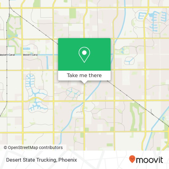 Desert State Trucking map