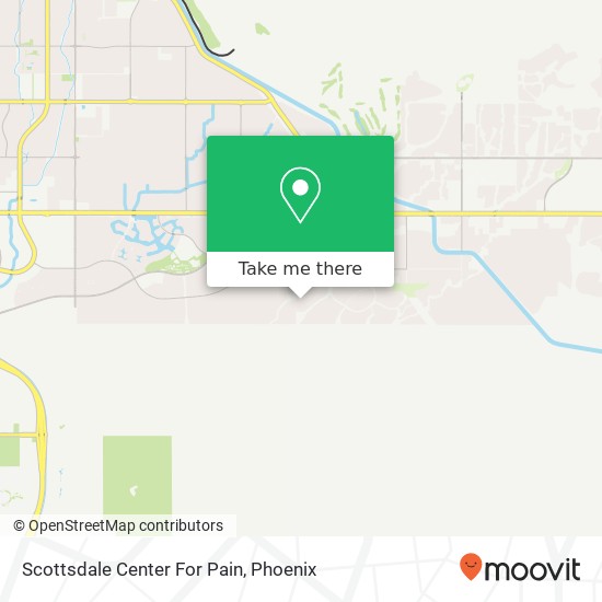 Mapa de Scottsdale Center For Pain