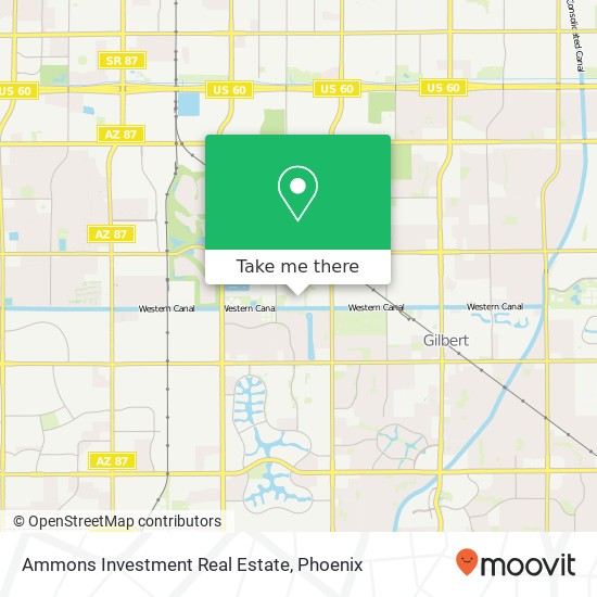 Ammons Investment Real Estate map