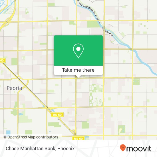Chase Manhattan Bank map