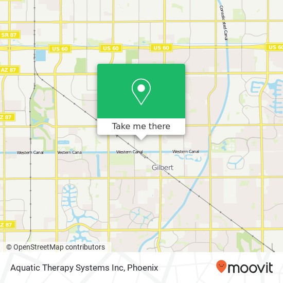 Mapa de Aquatic Therapy Systems Inc