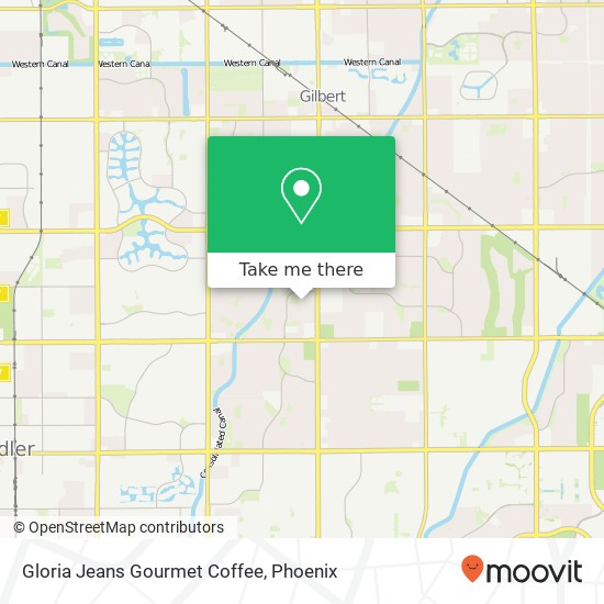 Mapa de Gloria Jeans Gourmet Coffee
