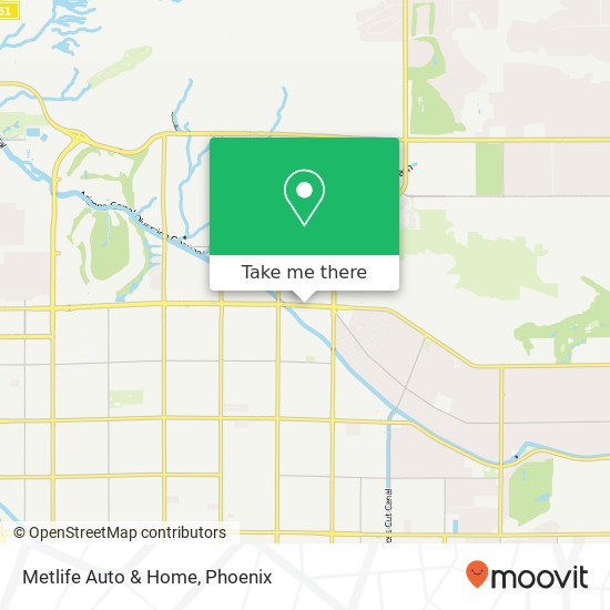 Mapa de Metlife Auto & Home