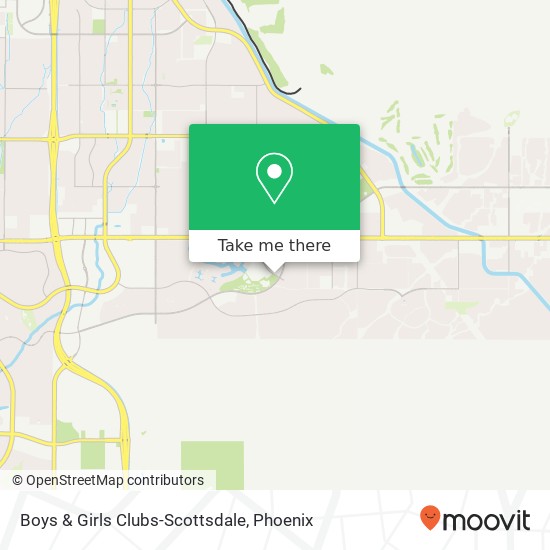 Mapa de Boys & Girls Clubs-Scottsdale