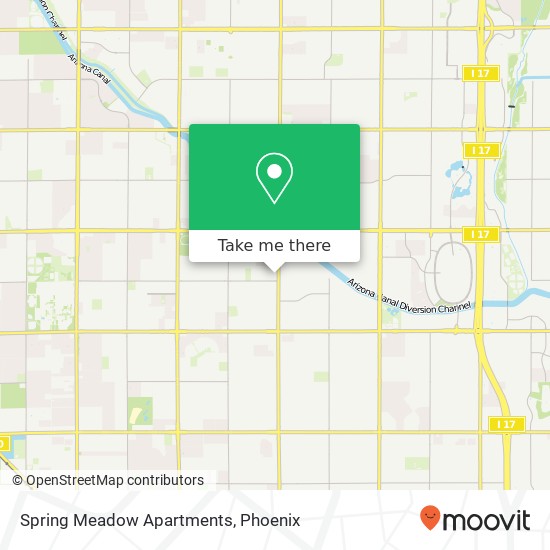 Mapa de Spring Meadow Apartments