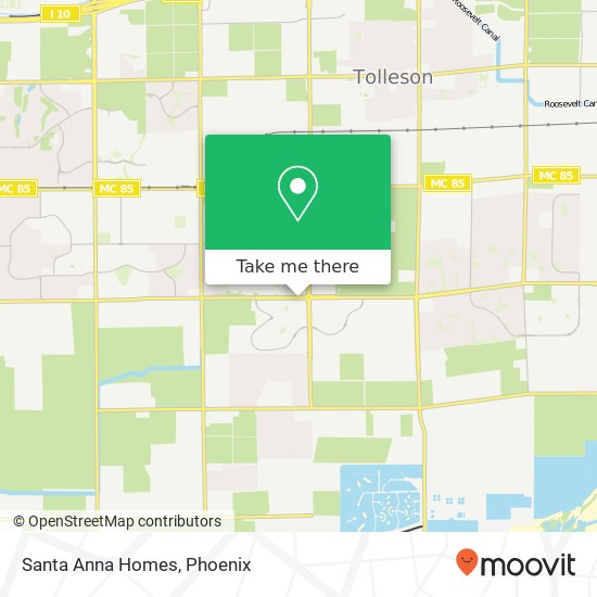 Santa Anna Homes map