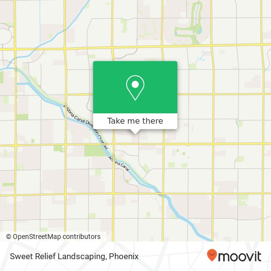 Sweet Relief Landscaping map