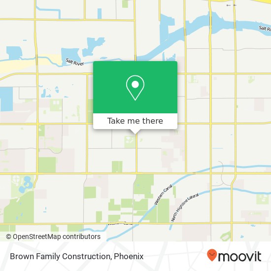 Mapa de Brown Family Construction