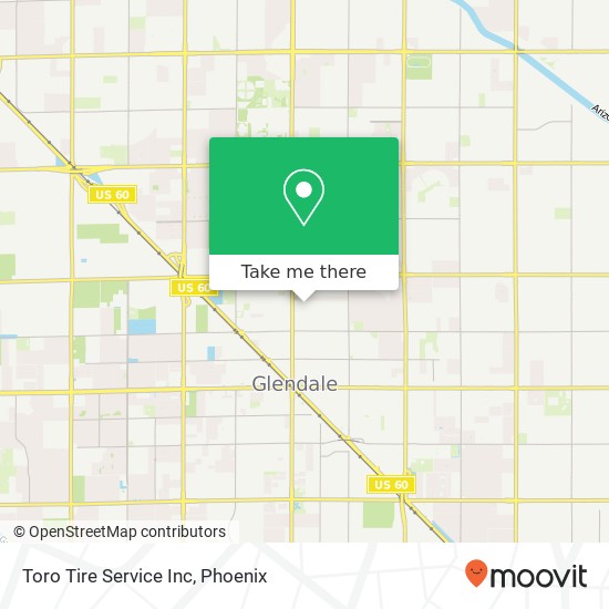 Toro Tire Service Inc map