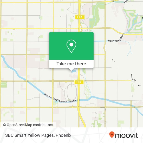 SBC Smart Yellow Pages map