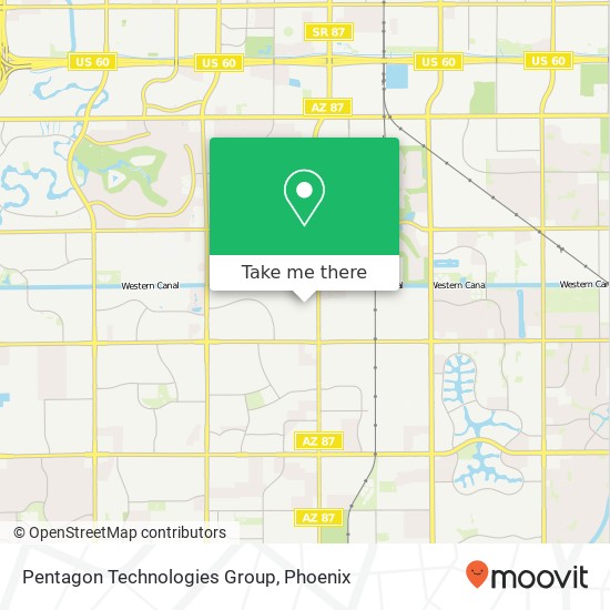 Pentagon Technologies Group map