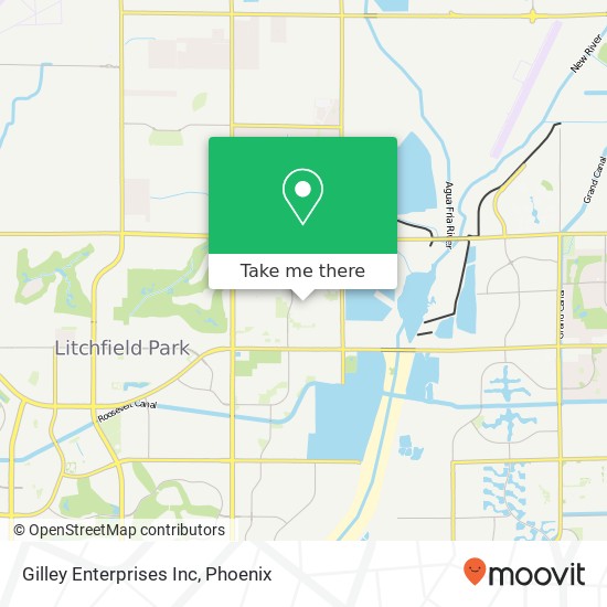 Gilley Enterprises Inc map