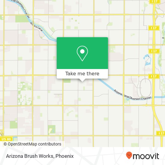 Arizona Brush Works map