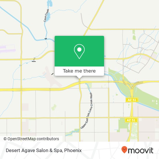 Desert Agave Salon & Spa map