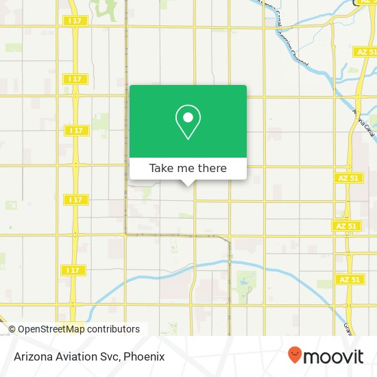 Arizona Aviation Svc map