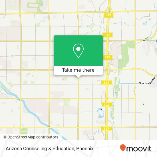 Arizona Counseling & Education map