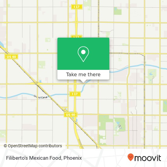 Filiberto's Mexican Food map