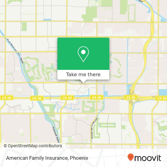 Mapa de American Family Insurance