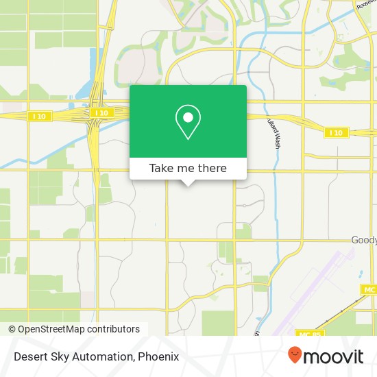 Mapa de Desert Sky Automation