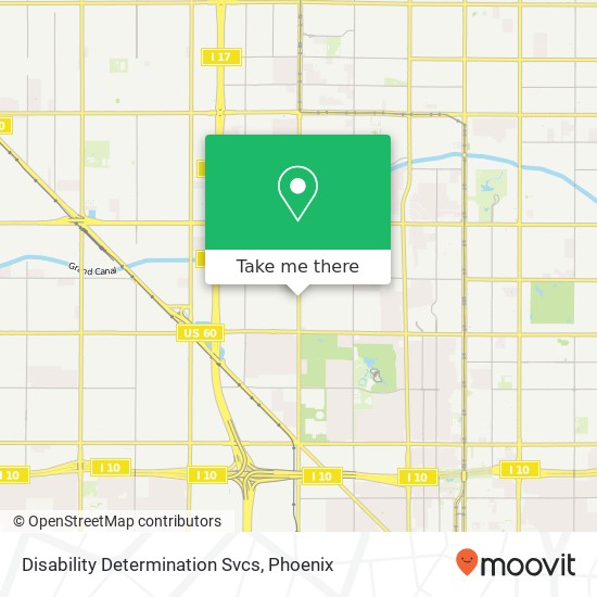 Disability Determination Svcs map