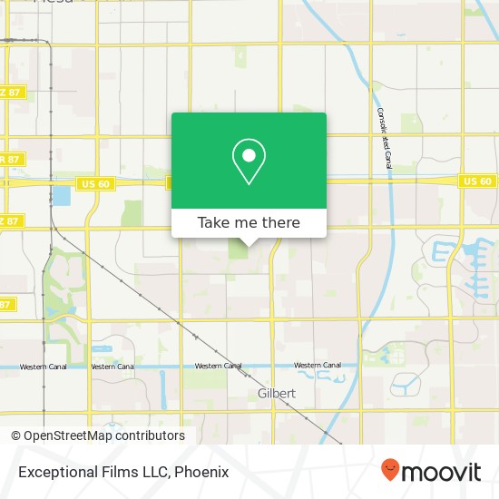 Exceptional Films LLC map