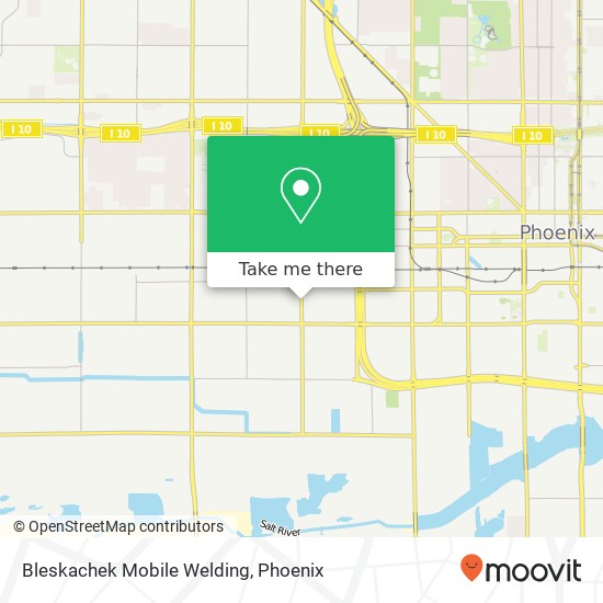 Mapa de Bleskachek Mobile Welding