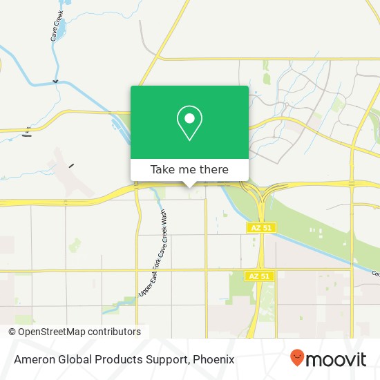 Mapa de Ameron Global Products Support