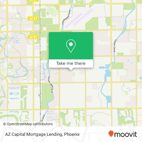 Mapa de AZ Capital Mortgage Lending