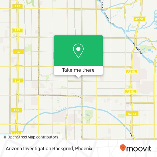 Arizona Investigation Backgrnd map
