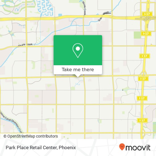 Park Place Retail Center map
