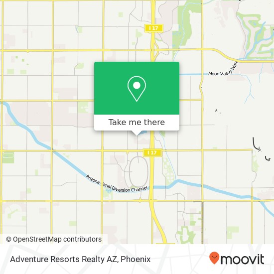 Adventure Resorts Realty AZ map