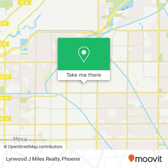 Lynwood J Miles Realty map