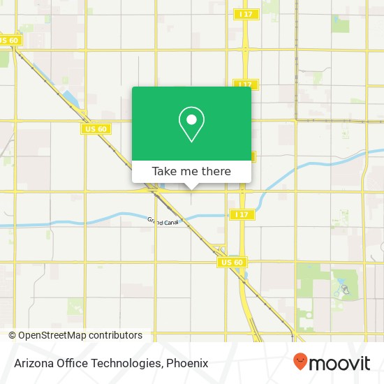 Arizona Office Technologies map