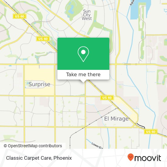 Classic Carpet Care map