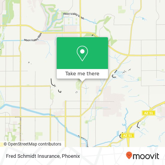 Fred Schmidt Insurance map