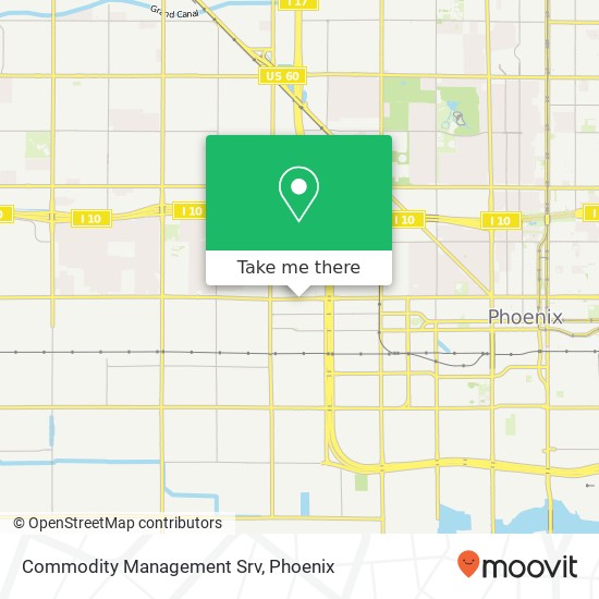 Mapa de Commodity Management Srv