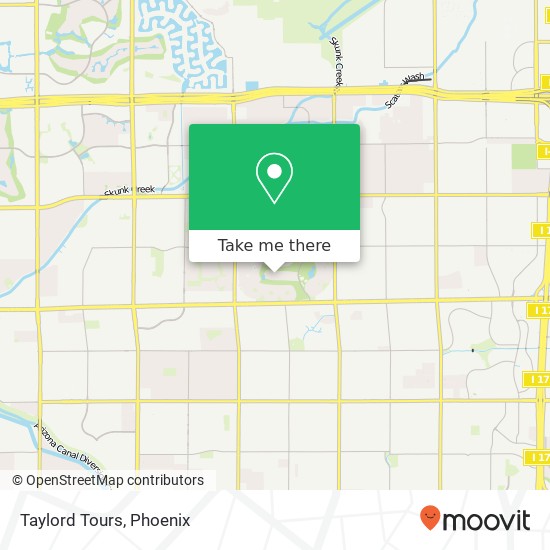 Mapa de Taylord Tours