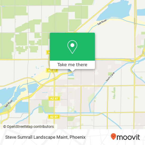 Steve Sumrall Landscape Maint map