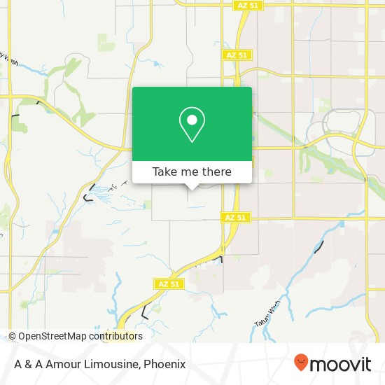 A & A Amour Limousine map