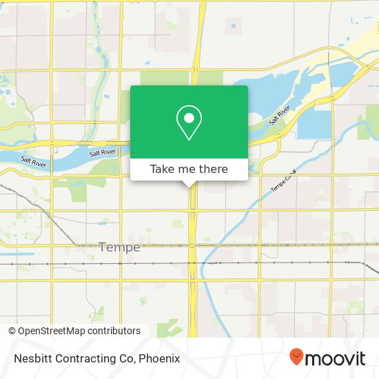 Nesbitt Contracting Co map