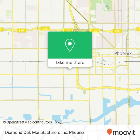 Mapa de Diamond Oak Manufacturers Inc