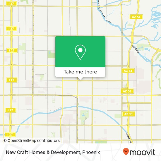 New Craft Homes & Development map